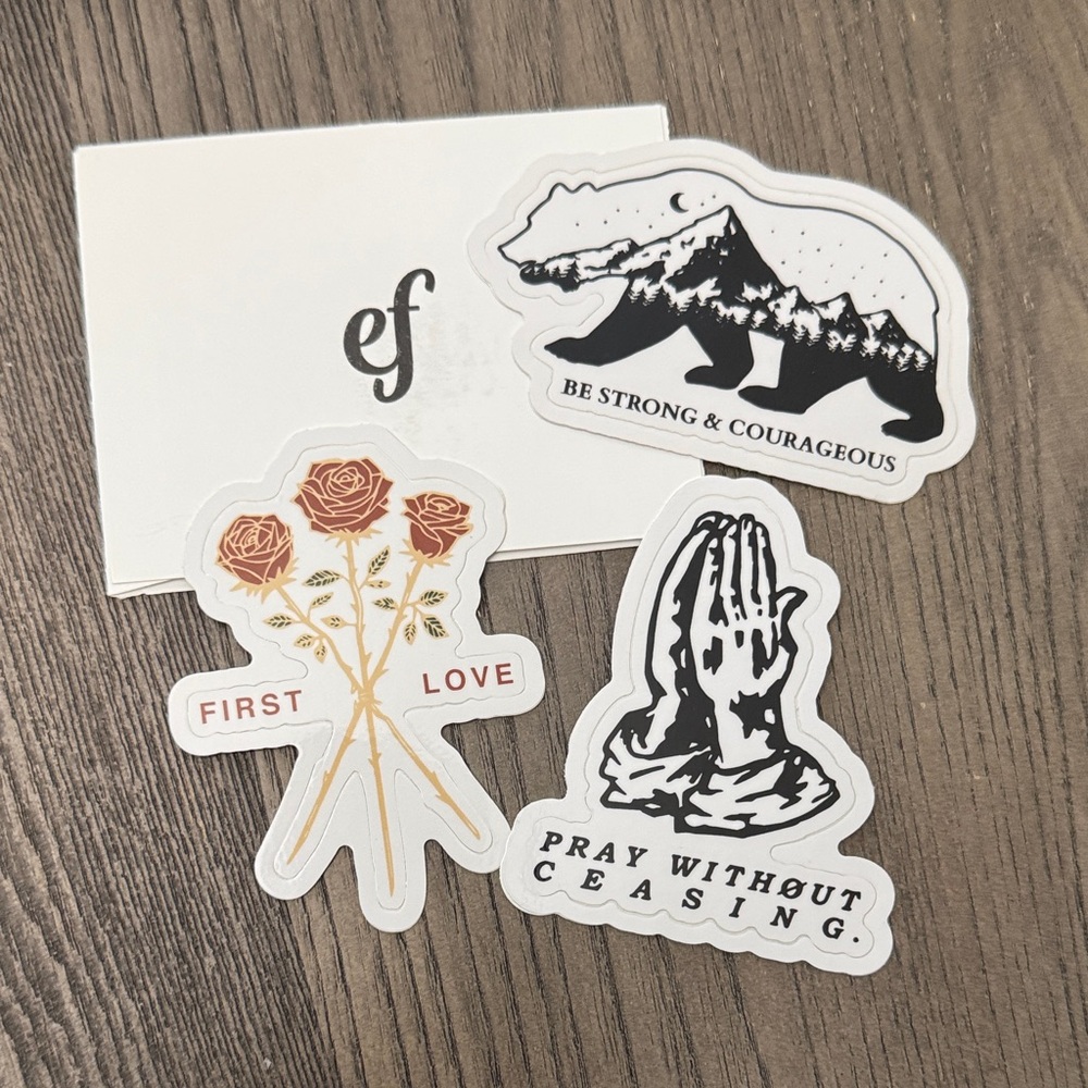 Elevated Faith Sticker Set - Set of 3